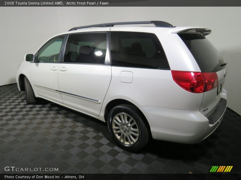 Arctic Frost Pearl / Fawn 2008 Toyota Sienna Limited AWD