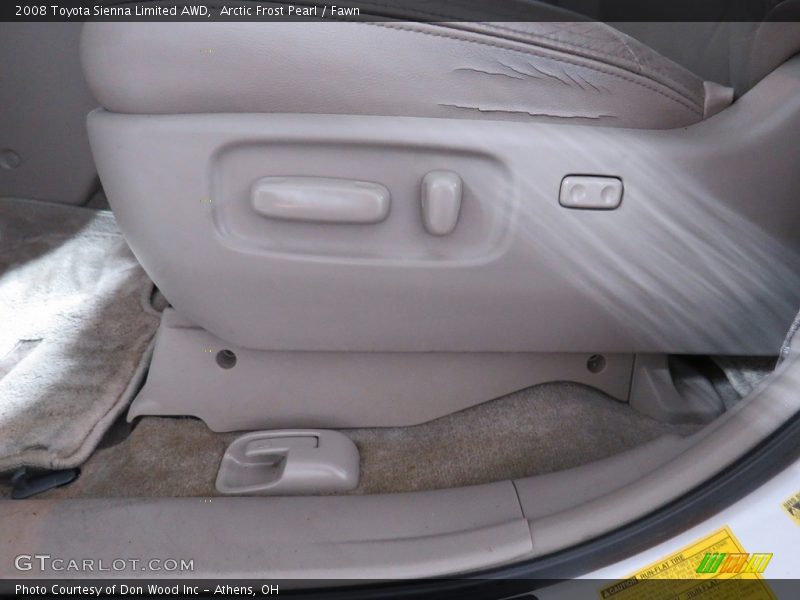 Arctic Frost Pearl / Fawn 2008 Toyota Sienna Limited AWD