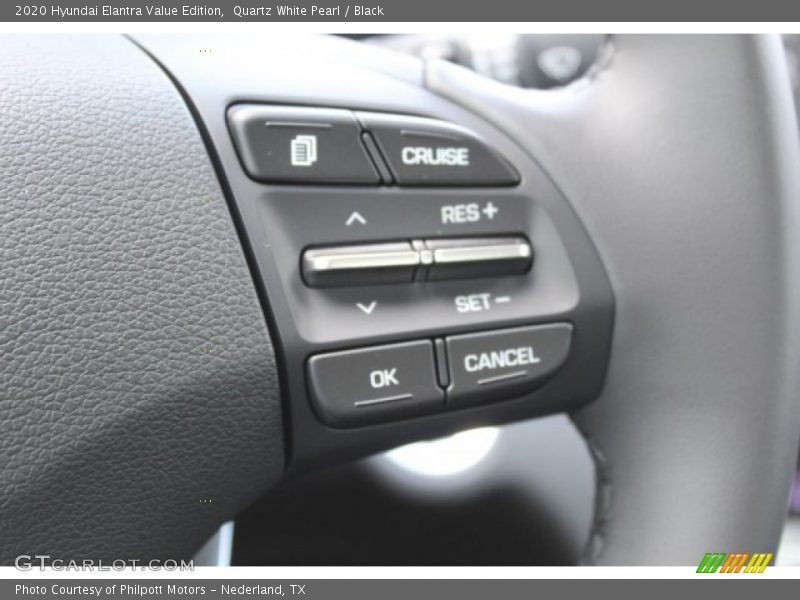 Quartz White Pearl / Black 2020 Hyundai Elantra Value Edition