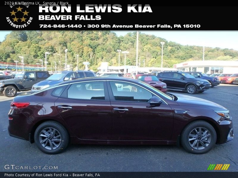 Sangria / Black 2020 Kia Optima LX