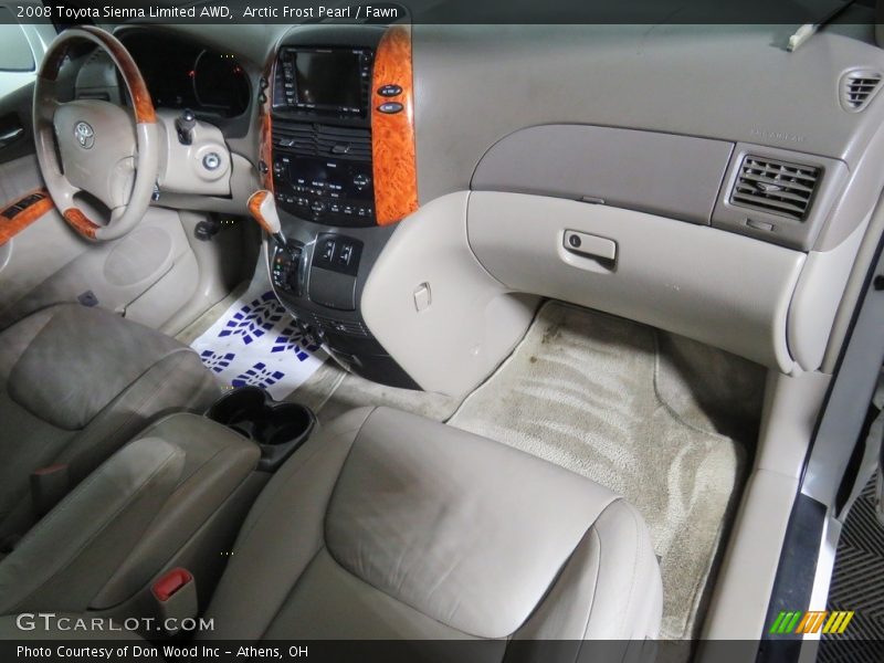 Arctic Frost Pearl / Fawn 2008 Toyota Sienna Limited AWD