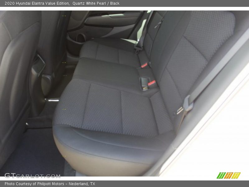 Quartz White Pearl / Black 2020 Hyundai Elantra Value Edition