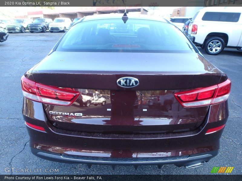 Sangria / Black 2020 Kia Optima LX