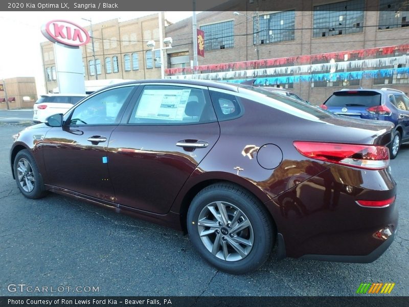 Sangria / Black 2020 Kia Optima LX