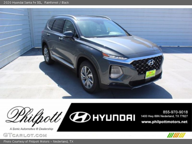Rainforest / Black 2020 Hyundai Santa Fe SEL