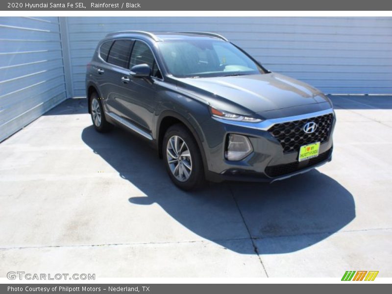 Rainforest / Black 2020 Hyundai Santa Fe SEL