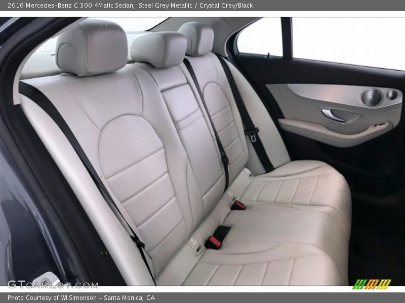 Steel Grey Metallic / Crystal Grey/Black 2016 Mercedes-Benz C 300 4Matic Sedan