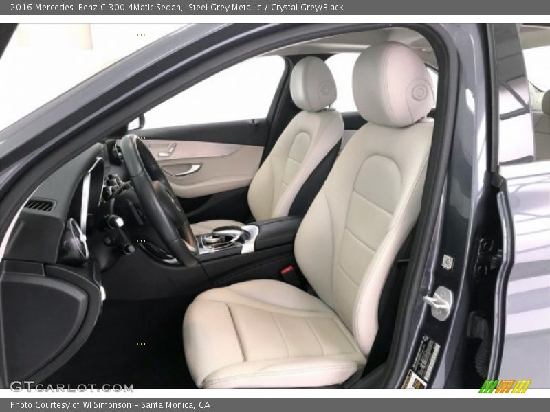 Steel Grey Metallic / Crystal Grey/Black 2016 Mercedes-Benz C 300 4Matic Sedan