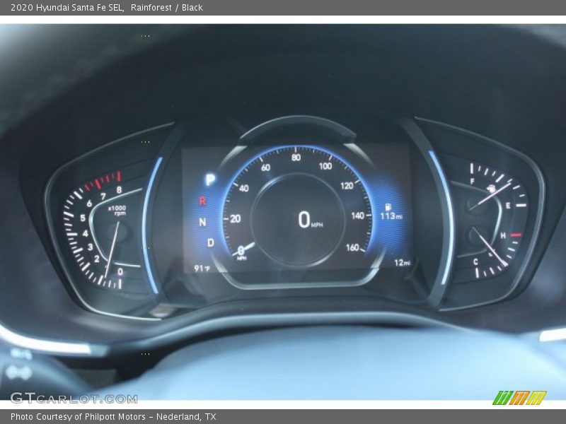 Rainforest / Black 2020 Hyundai Santa Fe SEL