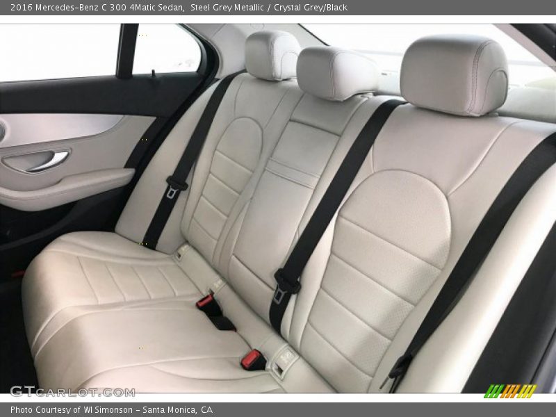 Steel Grey Metallic / Crystal Grey/Black 2016 Mercedes-Benz C 300 4Matic Sedan