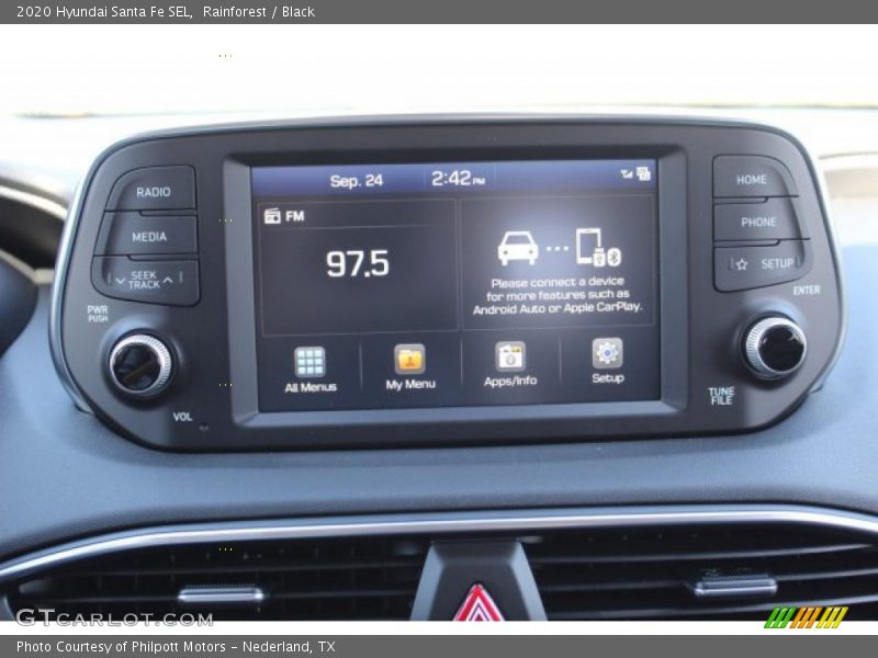 Rainforest / Black 2020 Hyundai Santa Fe SEL