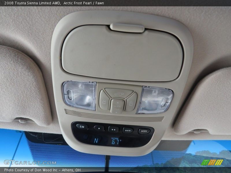 Arctic Frost Pearl / Fawn 2008 Toyota Sienna Limited AWD
