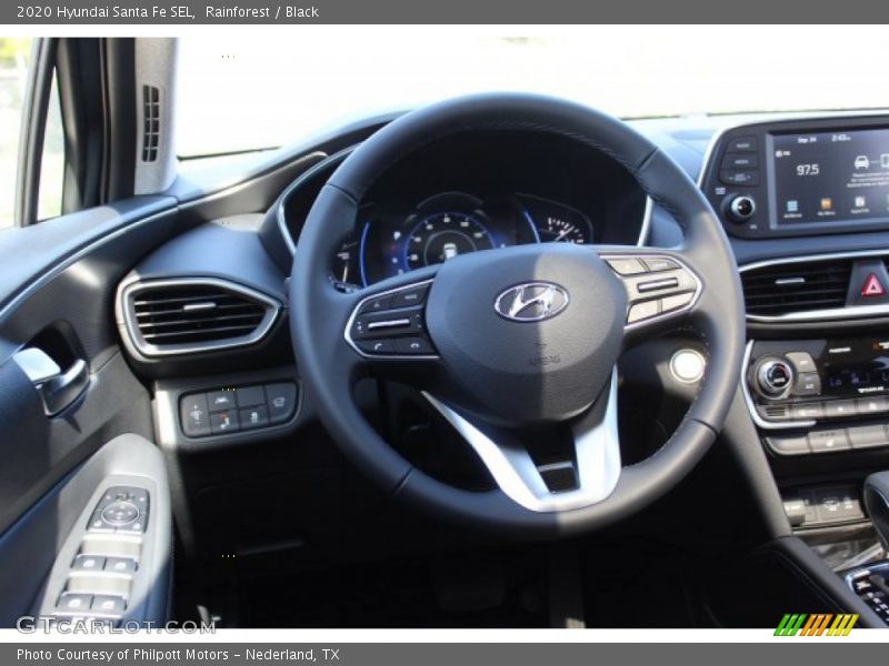 Rainforest / Black 2020 Hyundai Santa Fe SEL