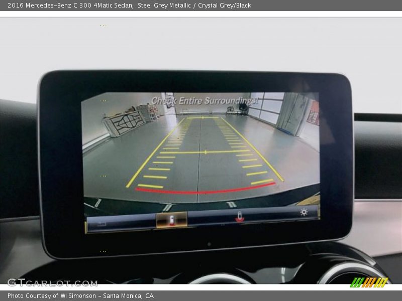 Steel Grey Metallic / Crystal Grey/Black 2016 Mercedes-Benz C 300 4Matic Sedan