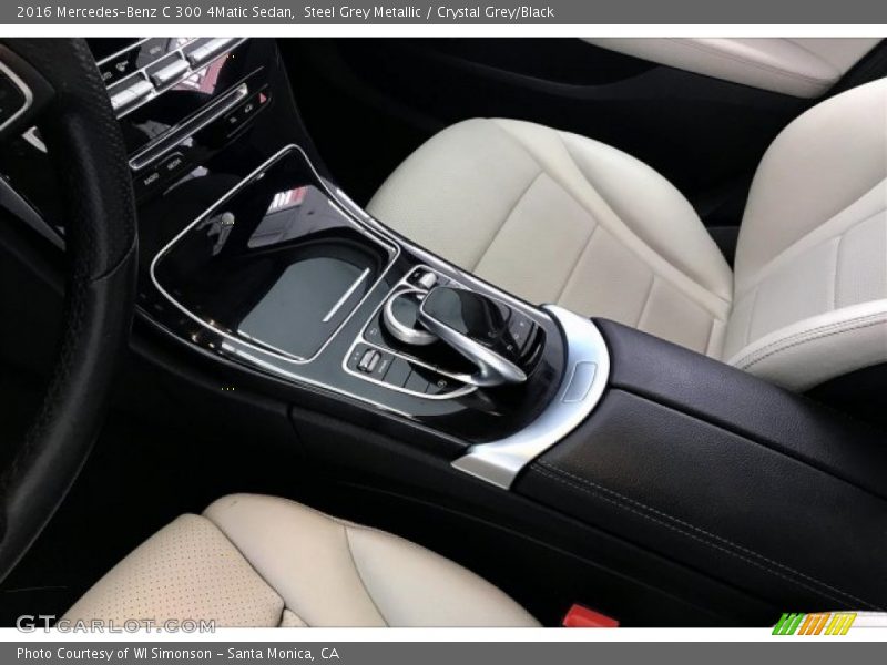 Steel Grey Metallic / Crystal Grey/Black 2016 Mercedes-Benz C 300 4Matic Sedan