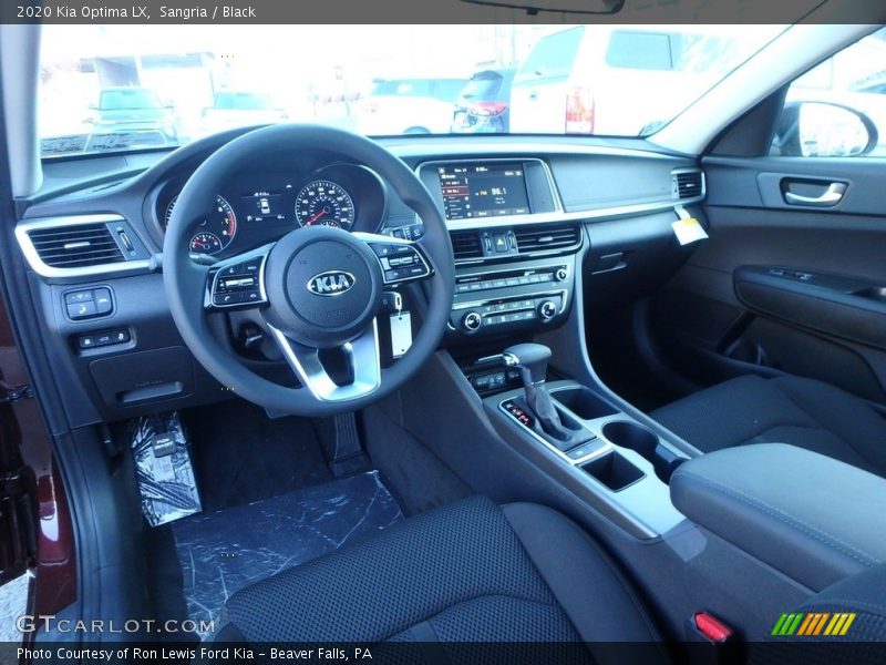  2020 Optima LX Black Interior