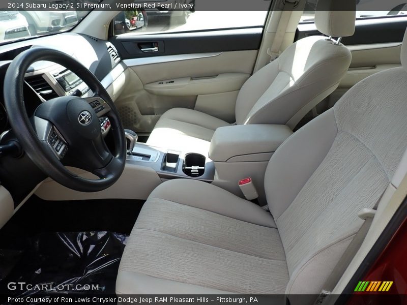 Venetian Red Pearl / Ivory 2014 Subaru Legacy 2.5i Premium