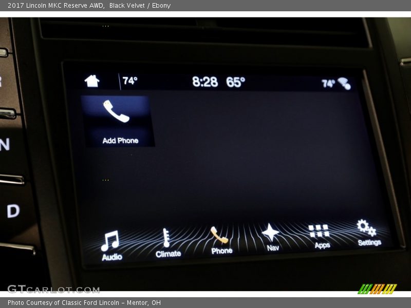 Black Velvet / Ebony 2017 Lincoln MKC Reserve AWD
