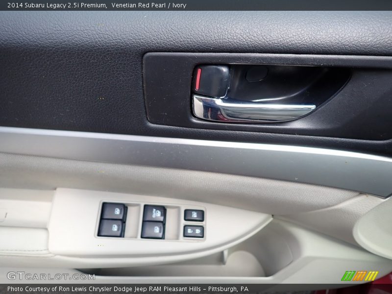 Venetian Red Pearl / Ivory 2014 Subaru Legacy 2.5i Premium