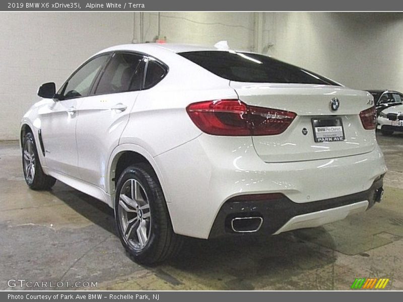 Alpine White / Terra 2019 BMW X6 xDrive35i