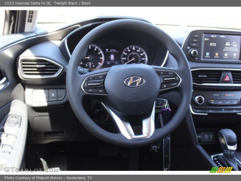 Twilight Black / Black 2020 Hyundai Santa Fe SE