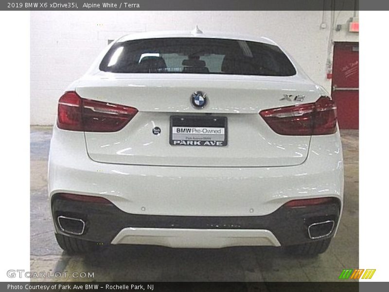 Alpine White / Terra 2019 BMW X6 xDrive35i