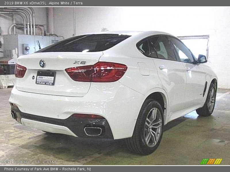 Alpine White / Terra 2019 BMW X6 xDrive35i