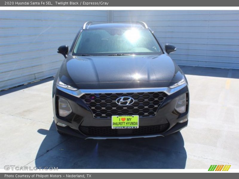 Twilight Black / Espresso/Gray 2020 Hyundai Santa Fe SEL