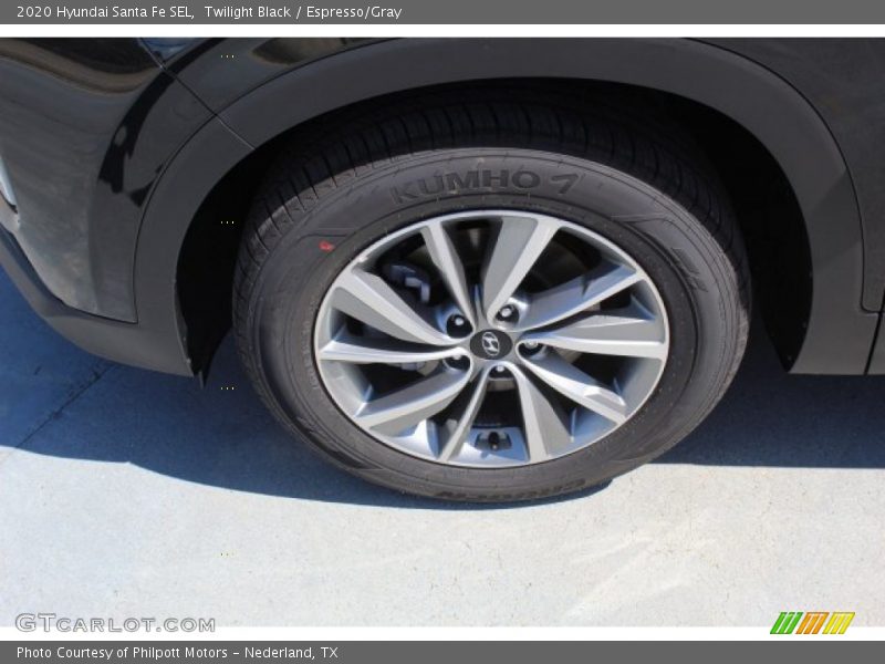 Twilight Black / Espresso/Gray 2020 Hyundai Santa Fe SEL