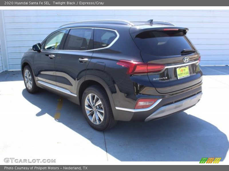 Twilight Black / Espresso/Gray 2020 Hyundai Santa Fe SEL