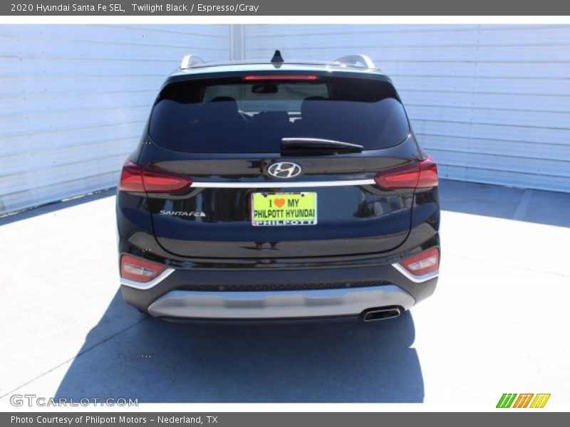 Twilight Black / Espresso/Gray 2020 Hyundai Santa Fe SEL