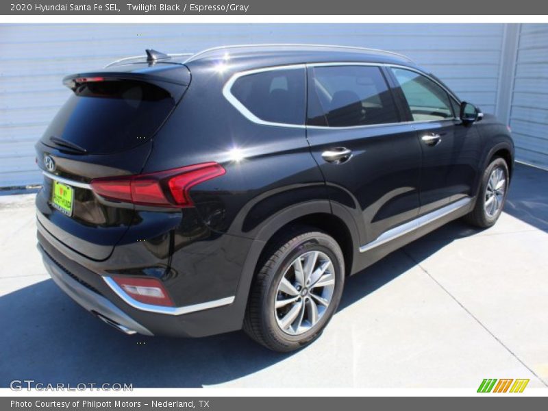 Twilight Black / Espresso/Gray 2020 Hyundai Santa Fe SEL