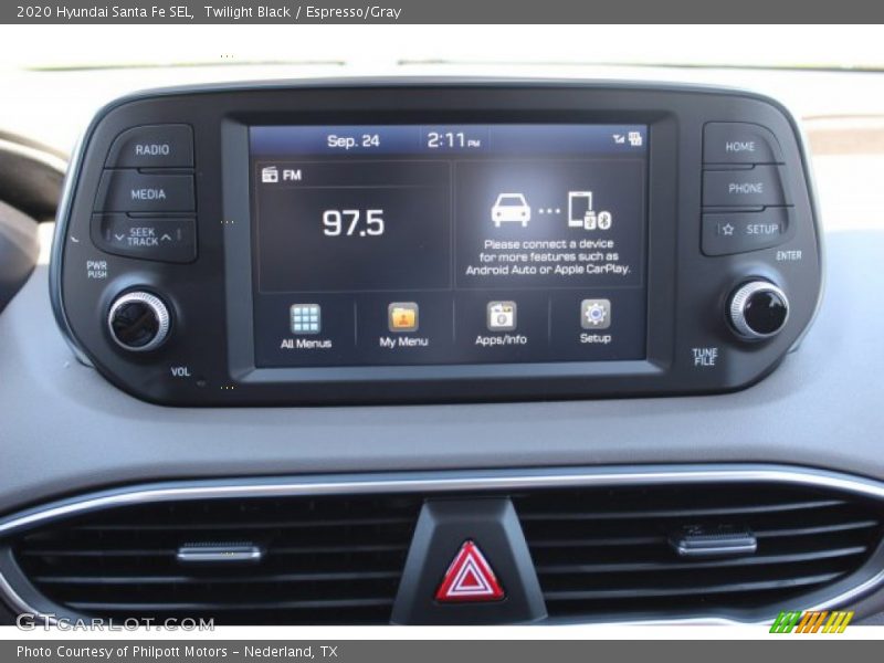 Twilight Black / Espresso/Gray 2020 Hyundai Santa Fe SEL