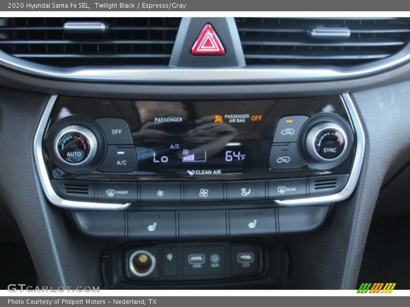 Twilight Black / Espresso/Gray 2020 Hyundai Santa Fe SEL