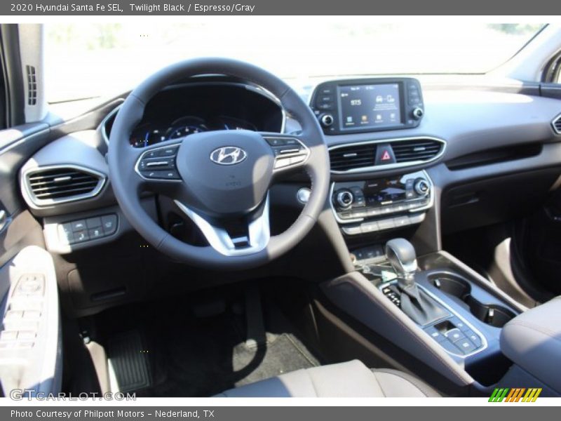 Twilight Black / Espresso/Gray 2020 Hyundai Santa Fe SEL