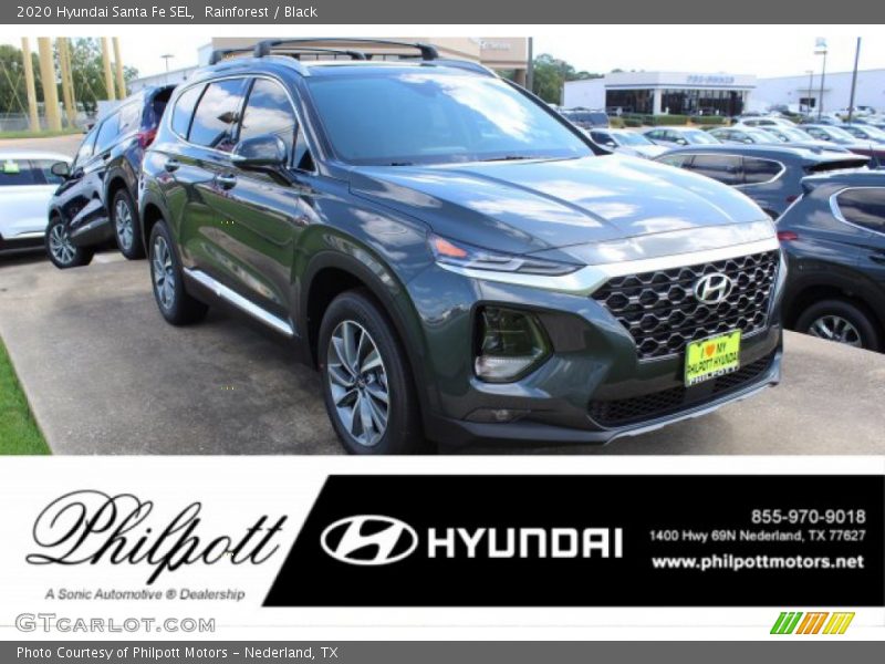 Rainforest / Black 2020 Hyundai Santa Fe SEL