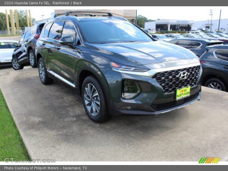 Rainforest / Black 2020 Hyundai Santa Fe SEL