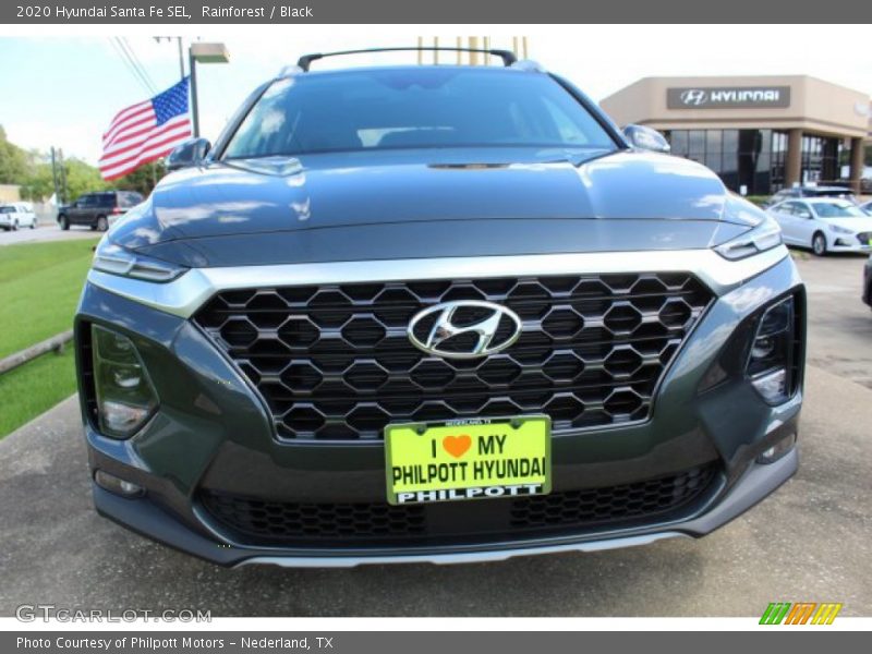 Rainforest / Black 2020 Hyundai Santa Fe SEL