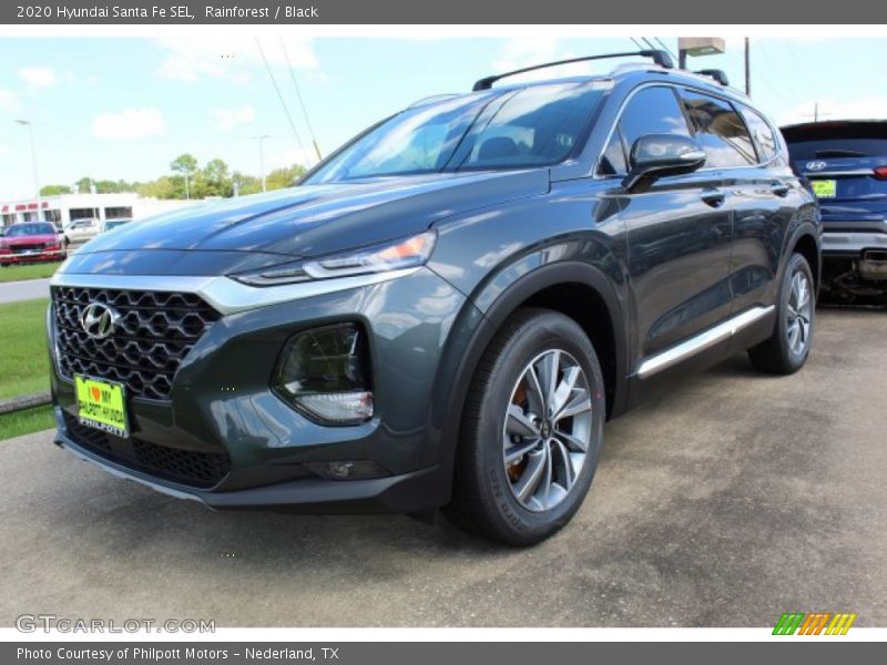 Rainforest / Black 2020 Hyundai Santa Fe SEL