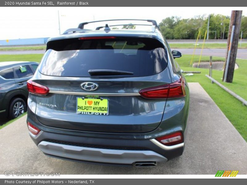 Rainforest / Black 2020 Hyundai Santa Fe SEL
