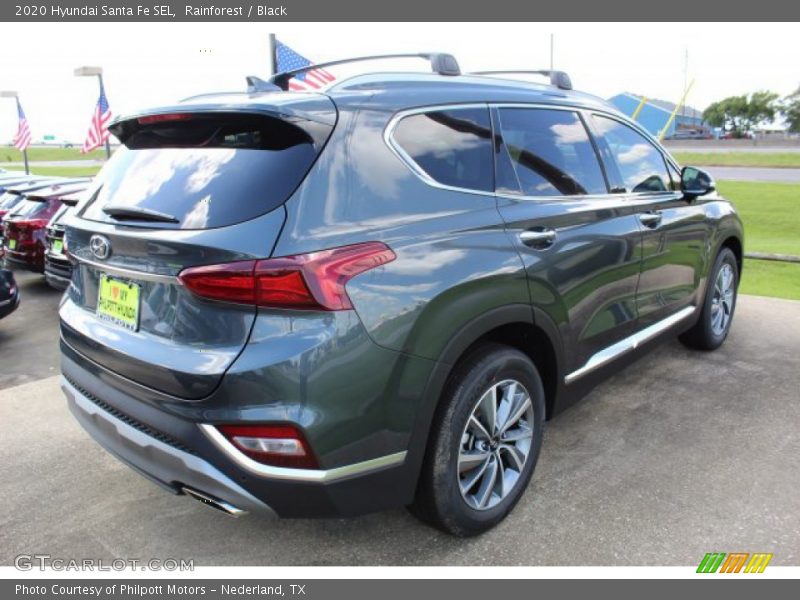 Rainforest / Black 2020 Hyundai Santa Fe SEL