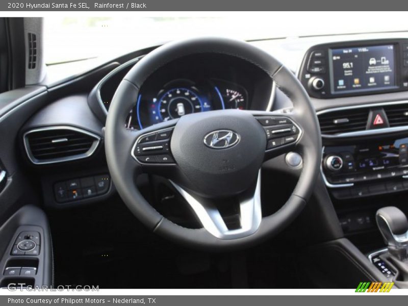 Rainforest / Black 2020 Hyundai Santa Fe SEL