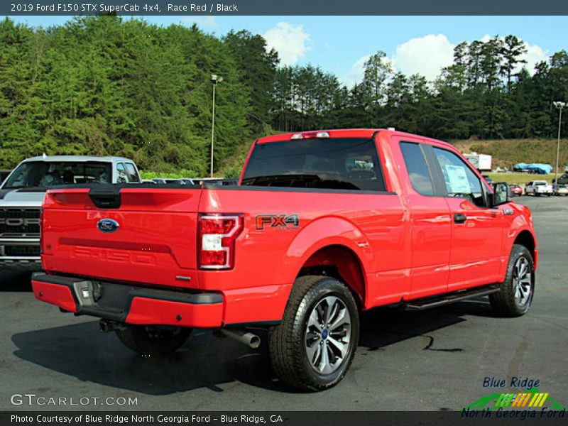 Race Red / Black 2019 Ford F150 STX SuperCab 4x4