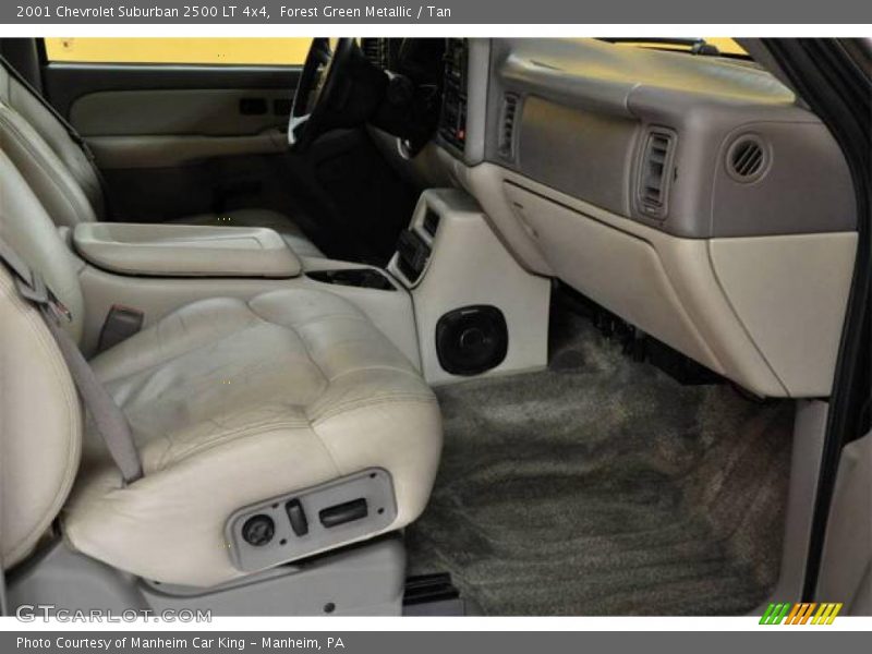 Forest Green Metallic / Tan 2001 Chevrolet Suburban 2500 LT 4x4