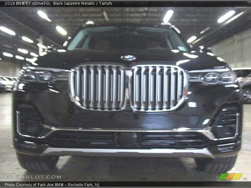 Black Sapphire Metallic / Tartufo 2019 BMW X7 xDrive50i