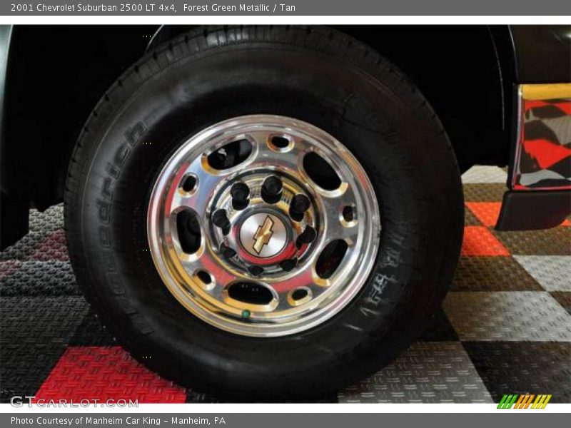 Forest Green Metallic / Tan 2001 Chevrolet Suburban 2500 LT 4x4