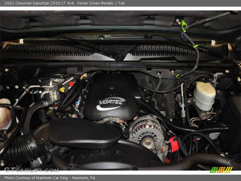 Forest Green Metallic / Tan 2001 Chevrolet Suburban 2500 LT 4x4
