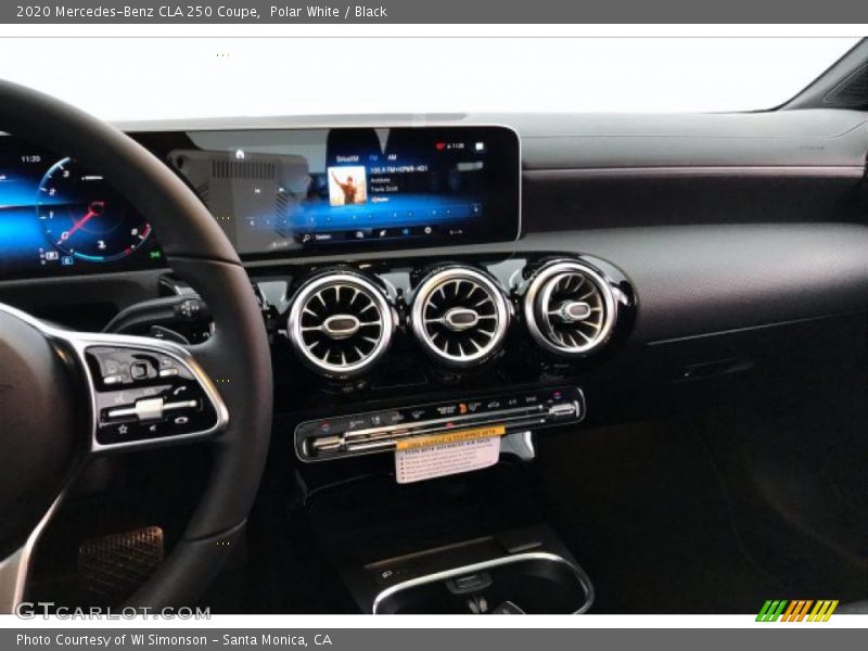 Polar White / Black 2020 Mercedes-Benz CLA 250 Coupe