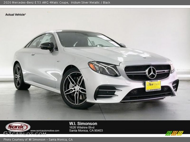 Iridium Silver Metallic / Black 2020 Mercedes-Benz E 53 AMG 4Matic Coupe