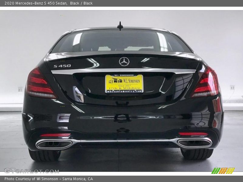 Black / Black 2020 Mercedes-Benz S 450 Sedan